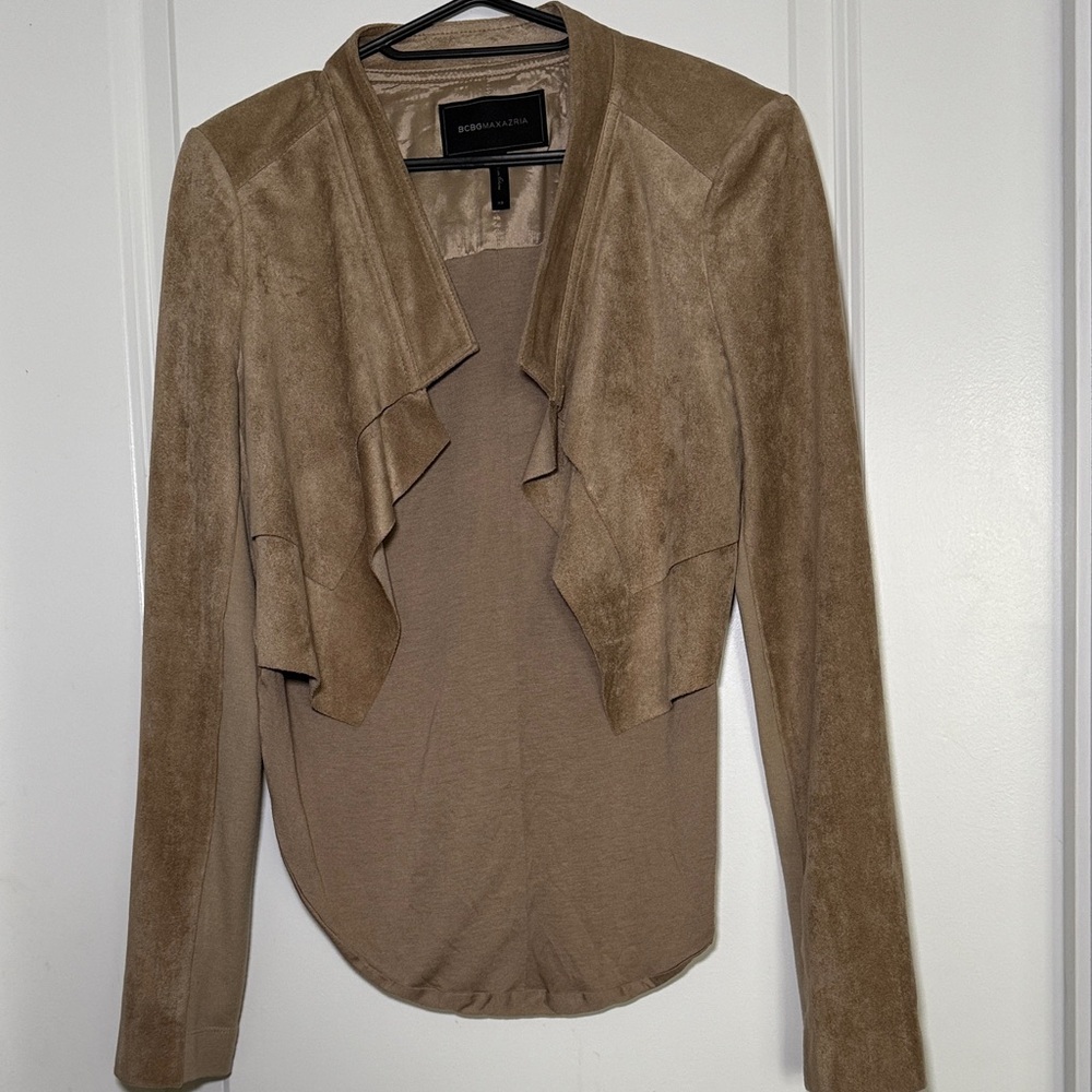 BCBGMaxAzria NORTON faux suede jacket